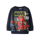 NAME IT Spider-Man sweatshirt marineblå dreng