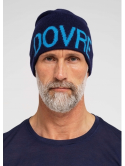 DOVRE hue i uld i navy til herre