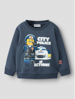 NAME IT LEGO sweatshirt ombreblå dreng