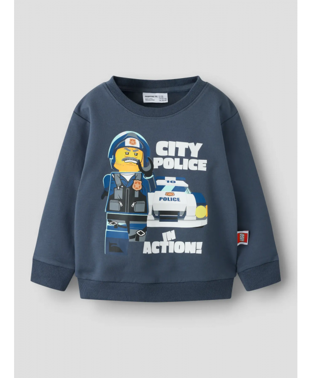 NAME IT LEGO sweatshirt ombreblå dreng