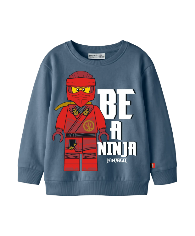 NAME IT NINJAGO sweatshirt blå dreng