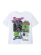 Minecraft T-shirt klar hvid dreng
