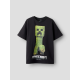 Minecraft T-shirt sort dreng