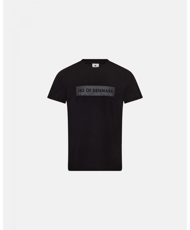 JBS of Denmark bambus T-shirt med rund hals i sort til herre