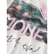 Name it "MONET" T-shirt i hvid til piger