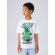 Name It Minecraft graffiti T-shirt i hvid til dreng