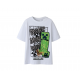 Name It Minecraft T-shirt i hvid til drenge