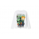 Name It Minecraft langærmet T-shirt i hvid til dreng