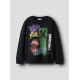 Name It Minecraft sweatshirt i sort til drenge