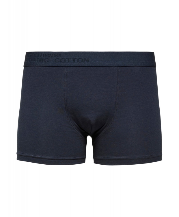 Selected 1pak boxershorts i mørkeblå til herre - OUTLET
