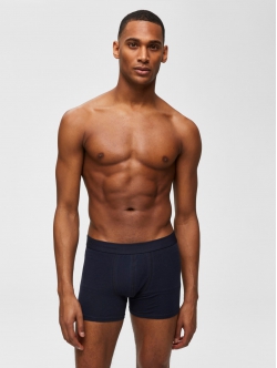 Selected mørkeblå boxershorts til herre, størrelse S, XL og XXL, outlet