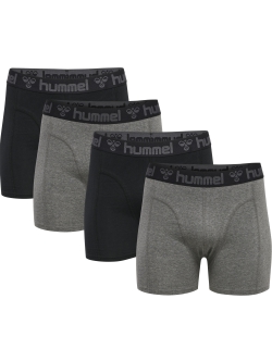 Hummel Marston 4pak underbukser/boxershorts i sort & mørkegrå til herre