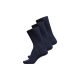 Selected 3-pak navy ribstrømper til herre, onesize, outlet
