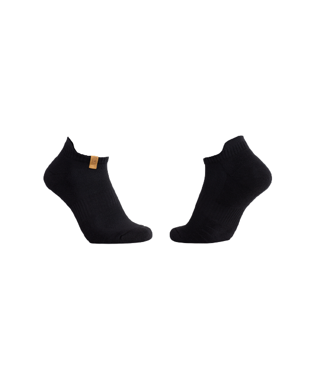 iZ Sock 6pak sports ankelstrømper i sort m.bomuld