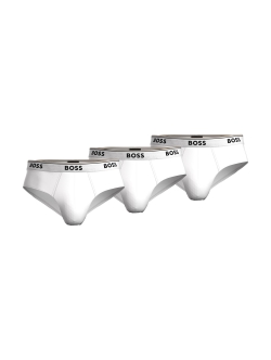 BOSS 3-pak hvide briefs til herre, S–XXL