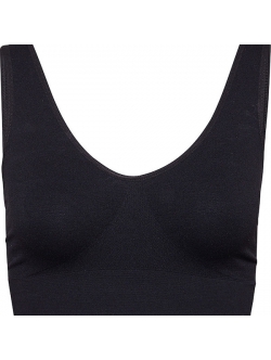 BH TOP MED BREDE STROPPER - Sort, Decoy
