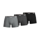 BOSS 3-pak boksershorts sort og grå herre, S–2XL