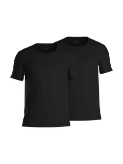 BOSS 2-pak sorte T-shirts rund hals herre, XS–2XL