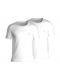 BOSS 2-pak hvide T-shirts rund hals herre, S–2XL