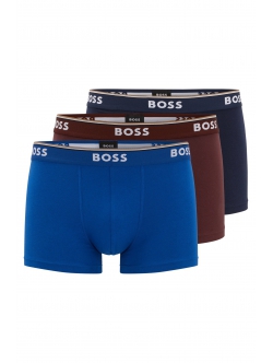 BOSS 3-pak boksershorts blå, bordeaux og navy, S