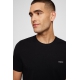 BOSS sort T-shirt med kontrastlogo herre, S–2XL