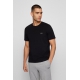 BOSS sort T-shirt med kontrastlogo herre, S–2XL