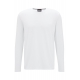BOSS hvid langærmet T-shirt herre, S–2XL, outlet