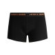 Jack & Jones 5pak boxershorts med forskellig farvet logo i sort til herre