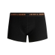 Jack & Jones 7-pak sorte boxershorts herre, S, M, L, XL og XXL