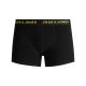 Jack & Jones 7-pak sorte boxershorts herre, S, M, L, XL og XXL