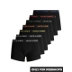 Jack & Jones 5pak boxershorts med forskellig farvet logo i sort til herre