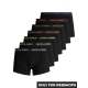 Jack & Jones 7-pak sorte boxershorts herre, S, M, L, XL og XXL