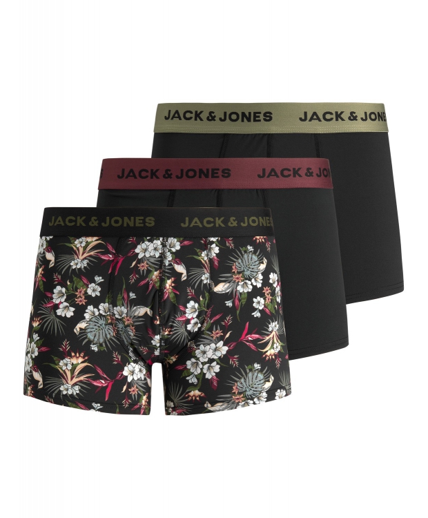 Jack & Jones 3-pak underbukser med microfiber i flerfarvet til herre.