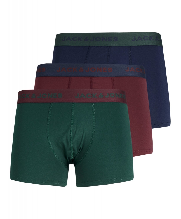 Billede af Jack & Jones 3-pak underbukser med microfiber i blandingsfarvet til herre.