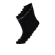 Jack & Jones 5-pak sorte tennisstrømper herre, onesize