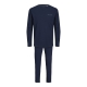 Jack & Jones pyjamas/loungesæt i navy blazer til herre - Gaveæske