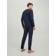 Jack & Jones pyjamas/loungesæt i navy blazer til herre - Gaveæske