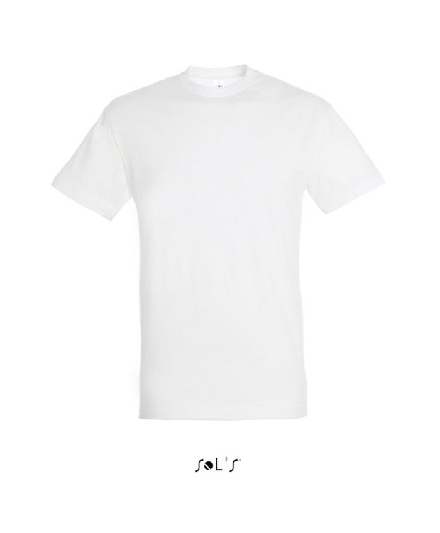 SOL'S Regent T-Shirt med Klassisk Snit og Rund Hals i Hvid til Herre – 100% Bomuld