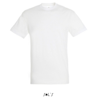 Sols Regent t-shirt med klassisk snit og rund hals i hvid til herre