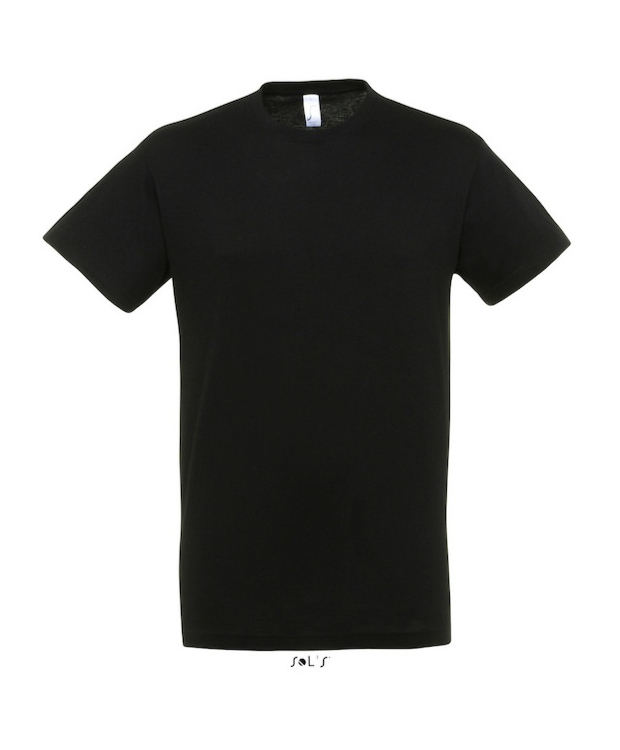 SOL'S Regent T-Shirt med Klassisk Snit og Rund Hals i Sort til Herre – 100% Bomuld