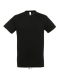 Sols Regent – Sort T-shirt. Klassiske snit med rund hals