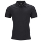 Mens poloshirt, Piqué. Elastic. Klassisk sort polo