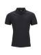 Mens poloshirt, Piqué. Elastic. Klassisk sort polo