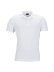 Mens Poloshirts Piqué, Elastic – Klassisk hvid