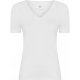 JBS of Denmark bambus V-hals T-shirt i hvid til kvinder – XS, S, M, L, XL og 2XL