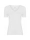 JBS of Denmark bambus V-hals T-shirt i hvid til kvinder – XS, S, M, L, XL og 2XL