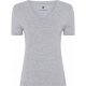 JBS of Denmark bambus V-hals T-shirt i grå til kvinder – XS, S, M, L, XL og 2XL
