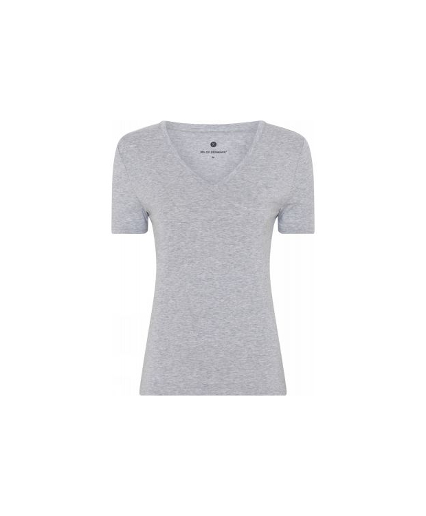 JBS of Denmark FSC-bambus T-shirt v-hals i grå til kvinder