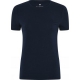 JBS of Denmark bambus T-shirt med rund hals i navy til kvinder – XS og S