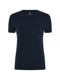 JBS of Denmark bambus T-shirt med rund hals i navy til kvinder – XS og S